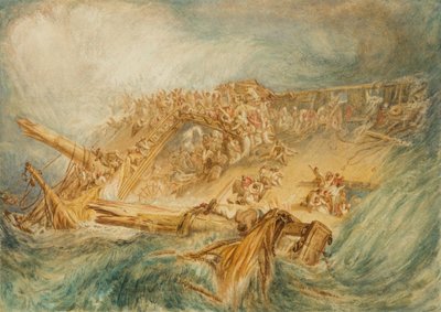 Der Verlust eines Ostindienfahrers, ca. 1818 von Joseph Mallord William Turner